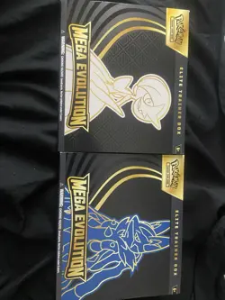 Pokemon TCG Set Of 2 Mega Evolutions Etb - Image 1