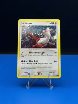 Latias - 3/17 - Pokemon Pop Series 7 Holo Card - HOLO SWIRL - LP - Image 1