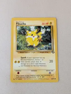 Pikachu (60/64) non 1ST EDITION Jungle Set Pokemon Card - 4 total - Image 4
