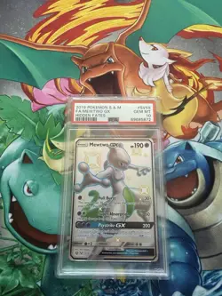 Pokemon 2019 Shiny Mewtwo GX SV59/SV94 Shiny Vault Hidden Fates GEM MINT PSA 10 - Image 1