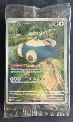 Pokemon TCG Snorlax Promo #051 Scarlet & Violet 151 Sealed - Image 3