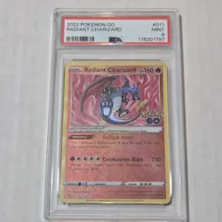 2022 POKEMON GO RADIANT CHARIZARD #11 HOLO FOIL PSA 9 MINT (ST) #80553212 - Image 1