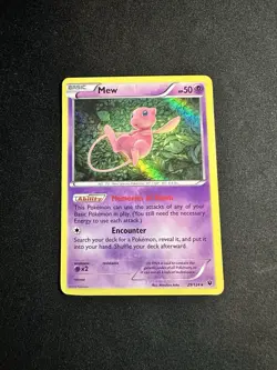 Mew 29/124 Fates Collide Holo Pokemon TCG LP - Image 1