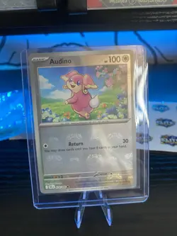 Audino 074/086 Masterball Pattern Black Bolt - Pokemon TCG NM Well Centered - Image 1