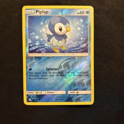 Piplup 31/156 Rev Reverse Holo SM Ultra Prism Pokemon NM - Image 1