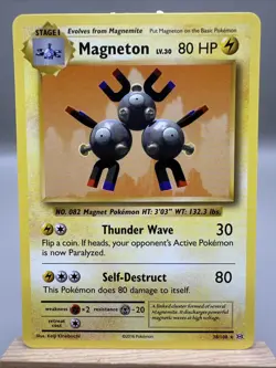 Pokemon 2016 XY Evolutions ~ Magneton #38/108 Rare Deck Exclusive Non Holo - Image 1