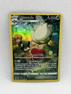 Roserade TG02/TG30 Lost Origin Trainer Gallery Ultra Rare Full Art Pokemon NM - Image 1