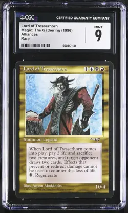 LORD OF TRESSERHORN Alliances Rare Reserved List CGC 9 MTG EDH [Nostalgium] - Image 1
