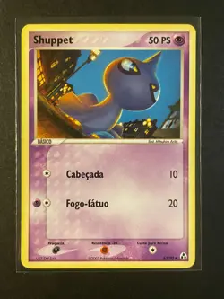 Pokemon Portuguese Shuppet 63/92 EX Legend Maker Non Holo Common NM - Image 1