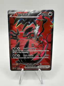 Perfect Order Yveltal ex 105/088 Ultra Rare Pokemon TCG NM POR 2026 5 Ban - Image 1