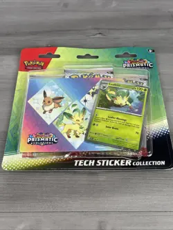 Pokemon TCG Prismatic Evolutions Tech Sticker Collection - Leafeon |BRAND NEW - Image 1