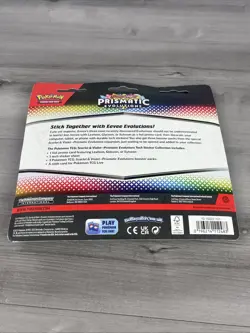 Pokemon TCG Prismatic Evolutions Tech Sticker Collection - Leafeon |BRAND NEW - Image 2