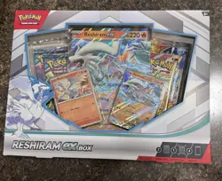NEW SEALED POKEMON TCG SCARLET & VIOLET RESHIRAM EX COLLECTION BOX - Image 1