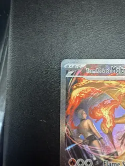 Pokemon Team Rocket's Moltres EX SIR Stamped Promo Destined Rivals 229/182 NM - Image 3