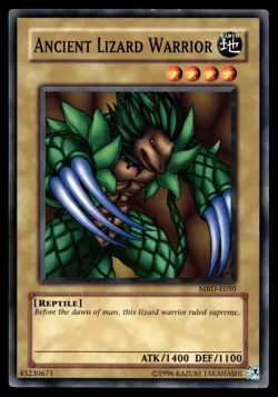 ANCIENT LIZARD WARRIOR MRD-050 COMMON METAL RAIDERS YU-GI-OH - Image 1