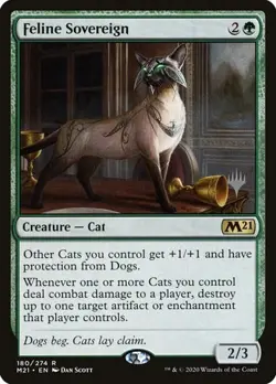Feline Sovereign - Foil Promo M21 HP MTG - Image 1