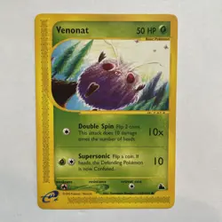 Venonat Pokemon TCG Card Skyridge 112/144 Regular Vintage - Image 1