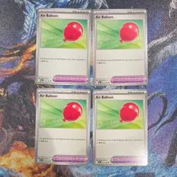 Air Balloon 079/086 4-Card Playset LOT Trainer Tool Black Bolt Pokemon NM - Image 1
