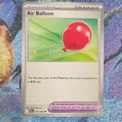 Air Balloon 079/086 4-Card Playset LOT Trainer Tool Black Bolt Pokemon NM - Image 2