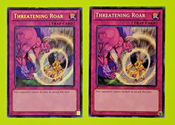 Yu-Gi-Oh Threatening Roar 1st Edition Secret Rare LCYW-EN297 Lp 2 card lot - Image 1