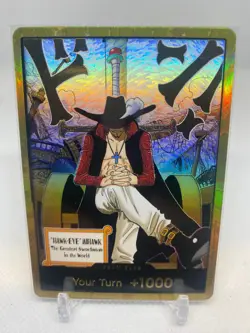 Dracule Mihawk GOLD DON!! OP14 The Azure Sea’s Seven One Piece TCG English NM - Image 1