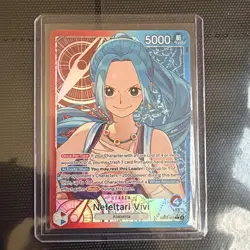 One Piece Card Game - Nefeltari Vivi - EB03-001 Alt Art Leader - English - Image 1