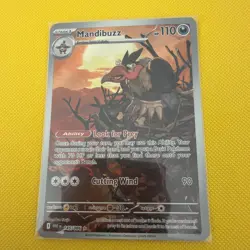 Mandibuzz 145/086 White Flare Illustration Rare Pokemon TCG Card - Image 1