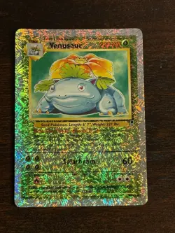 Venusaur - 18/110 - Pokemon Legendary Collection Reverse Holo Rare Card - LP - Image 1
