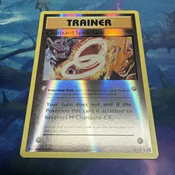 POKEMON CARD CHARIZARD SPIRIT LINK 75/108 REVERSE HOLO XY EVOLUTIONS NM - Image 1