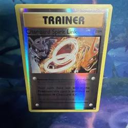 POKEMON CARD CHARIZARD SPIRIT LINK 75/108 REVERSE HOLO XY EVOLUTIONS NM - Image 2