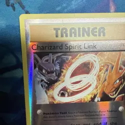 POKEMON CARD CHARIZARD SPIRIT LINK 75/108 REVERSE HOLO XY EVOLUTIONS NM - Image 3
