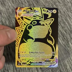 Pokemon Pikachu VMAX Ultra Rare Full Art Holo Lost Origin TG29/TG30 310 HP Card - Image 1