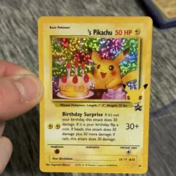 Pokemon ______'s Pikachu Promo Holo Celebrations 24/53 50 HP Basic Card - Image 1