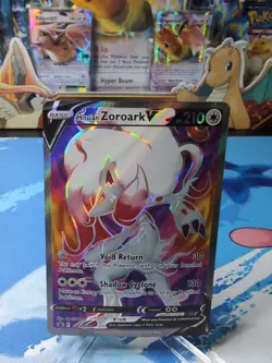 Pokemon - Hisuian Zoroark V - SWSH297 - Black Star Promo - Full Art Card NM - Image 1