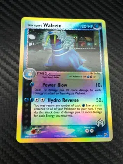 Team Aqua's Walrein 6/95 EX Team Magma vs Team Aqua Holo Rare Pokemon Card LP - Image 1