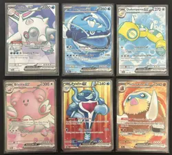 Pokemon TCG Scarlet & Violet - 6 Card Lot Full Art Ultra Rare - DRI JTG TWM - Image 1