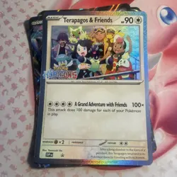 Pokemon 10-Card Lot : OVERSIZED Jumbo Ultra RARE Cards! TERAPAGOS & Friends - Image 1