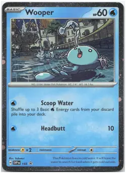 Wooper - Holo 155 SVP SV: Scarlet & Violet Promo Cards LP-NM - Image 1