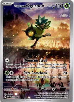 Teal Mask Ogerpon - Promo SV: Scarlet & Violet Promo Cards 123 NM - Image 1