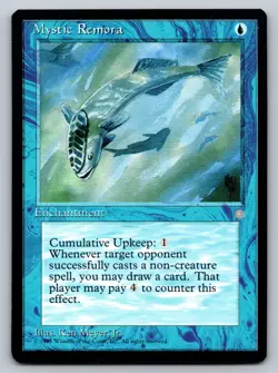 1995 Mystic Remora 87/383 Common MTG Ice Age Regular NM - Image 1