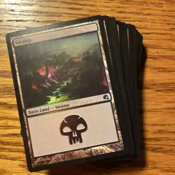 50 Magic The Gathering Foil Lands - Mixed Land And Sets - MTG Foil Land Mana - Image 4
