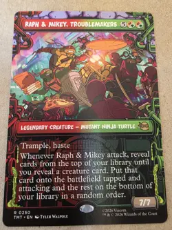 Raph & Mikey, Troublemakers - Reg (Showcase) Teenage Mutant Ninja Turtles - Mtg - Image 1