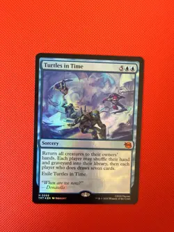 Turtles in Time Foil M Teenage Mutant Ninja Turtles 55 NM - Image 1