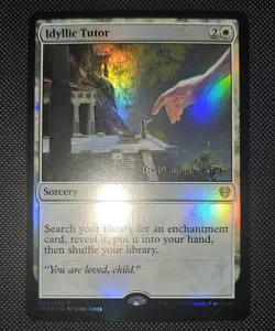 MTG FOIL Idyllic Tutor 024/254 Prerelease Promo NM - Image 1
