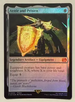 Aettir and Priwen Foil - Mythic - Final Fantasy MTG - Image 1