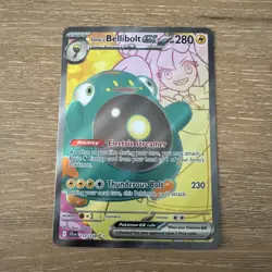 Pokemon TCG Iono's Bellibolt EX Journey Together Ultra Rare Holo Card 183/159 - Image 1