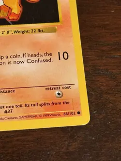 Pokemon Base Set Vulpix 68/102 1st Edition Shadowless - Image 4