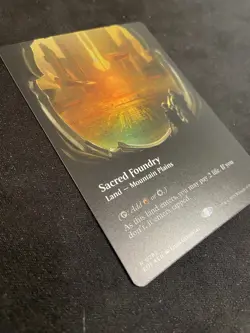 Sacred Foundry - Borderless- #282 - Edge of Eternities MTG - Image 3