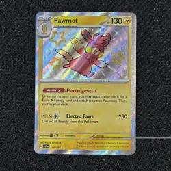 Pawmot 144/091 Baby Shiny Rare SV Paldean Fates NM Pokemon Card English - Image 1
