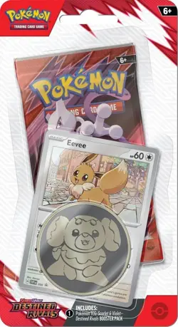 Pokemon TCG: Scarlet & Violet — Destined Rivals Checklane Blister (Eevee Promo) - Image 1